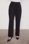 Floral Detail Shirt and Trousers Set 100796 Black - 5