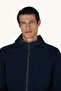 Men's Woven Viscose Nylon Zipped Sweatshirt