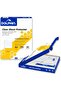 A4 Transparent 11 Hole Document Sheet Protectors – 60 Micron PP, 100 Pack for Office School & Home - 7