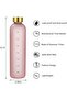 Silk Route Water Bottle with Time Marker, 32oz 1 Liter, Free Frosted Plastic, Portable Reusable - 6