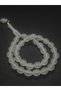 Cat's Eye Barley Cut 33-Habbali Steel Embroidered Tassel B Ankle-Length Glow-In-The-Dark Phosphorescent Prayer Beads - 2