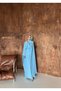 Hijab Pearl Stone Embellished Long Evening Dress with Shawl Detail for Special Occasions - Pearl Model - 2
