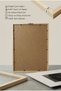 2 Pieces of Vintage Paintings with Natural Wooden Frames, Black Circles and Mirror Themes - 5