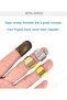 Silk Route - Thimble of Upgrade Adjustable, Premium Copper Sewing Accessories, and Supplies, Durable - 2