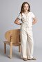 100% Cotton Wide Leg Pants for Girls G0608A826Sm