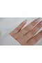 Yzk367 Special Series Geometric Zigzag Stone Gold Adjustable Ring - 2