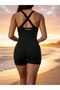 Seamless Shorts Jumpsuit for Sports & Daily Use Push-Up - 5