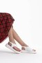 Women's White Skin Buckle Detailed Sandals Tr17My03B - 5