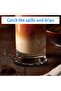 Silk Route - 4 Packs Leopard Car Coasters, 2.56 Inch Neoprene Cup Coaster Rubber Car Cup Pad Mat, Ul - 3