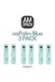 Napalm Blue 3Pack Blue Unisex Lifestyle & Sports Towel Sole Organic Cotton 3-Piece Sock Set