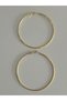 Big-Chunky Hoop Earrings - 2