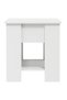 Coffee table, white, 101x49x52 cm, processed wood - 5