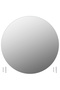 Wall mirror, 60 cm, glass, round - 2