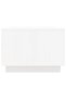 Coffee table, white, 80x50x35 cm, solid pine wood - 7