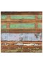 Coffee table, 80x80x40 cm, solid recycled wood - 6