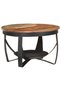 Coffee table, Ø68x43 cm, solid recycled wood - 7