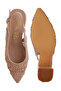 Women's Woven Design Slingback Sandal in Pink - 5