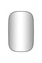Wall mirror, black, 80x50 cm - 2