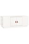 Coffee table, white, 100x50x41 cm, solid pine wood - 2
