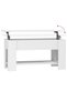 Coffee table, white, 101x49x52 cm, processed wood - 6