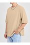 Unisex Large Size Relaxed Fit T-Shirt - Crew Neck T-Shirt