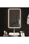 LED bathroom mirror, 50x80 cm - 3