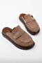 Women's Mink Suede Loafer Buckle Slippers