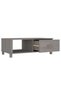 Coffee table, light grey, 100x55x35 cm, solid pine wood - 7