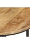Stackable tables, 3 pcs., solid raw mango wood - 5