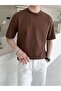 Crew Neck Basic T-shirt - 4