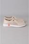 Seç 2485-1 Haki̇ki̇ De Leather Asual Women's Shoes Ecru - 4