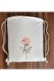 Gül Patterned Ruched Diapers Backpack Thin H Lightweight Daily Use - 2