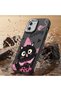 Samsung Galaxy A17 Compatible Camera Protected Black Soft Silicone Phone Case Cat Patterned - 7