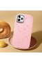 iPhone 11 Pro Compatible Camera Protected Pink Soft Silicone Phone Case Bowknot Patterned - 2