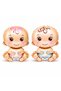Double Baby Balloon Set (Pink+Blue), Newborn Baby Shower Party Balloon 70cm