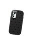 Mi 12 Lite Compatible Camera Protected Black Soft Silicone Phone Case Bowknot Patterned - 3