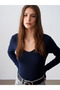 10842 V-Neck Cashmere Ultra Light Knitwear Sweater - 3