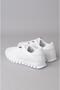 Seç 8008 Haki̇ki̇ De Leather Omfort Women's Shoes White - 5