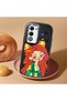 Oppo A5 Compatible Camera Protected Black Soft Silicone Phone Case Beautiful Girl Patterned - 2