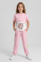 Papatya Printed Layer Look Girls' Three-Piece Set - 26Y 26204