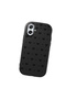 Samsung Galaxy A07 Compatible Camera Protected Black Soft Silicone Phone Case Bowknot Patterned - 3