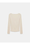 32780 V-Neck Ruched Top-Stone - 6