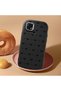 Redmi 10C Compatible Camera Protected Black Soft Silicone Phone Case Bowknot Patterned - 2