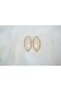 Bkp091 Bordo Stone Marquise Earrings (Length 40 mm) - 2