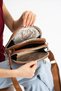Women's 4-Compartment Mini Crossbody Bag Shoulder Bag Daily Stylish Design - 3