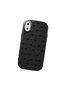 iPhone XS Max Compatible Camera Protected Black Soft Silicone Phone Case Bowknot Patterned - 3