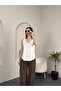 V-Neck Thick Strap White Undershirt - 2