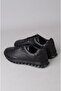 Seç 8008 Haki̇ki̇ De Leather Omfort Women's Shoes Black - 5