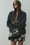 Füme Anu Oversized Zippered Fleece Cardigan - 8