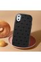 iPhone XS Max Compatible Camera Protected Black Soft Silicone Phone Case Bowknot Patterned - 2
